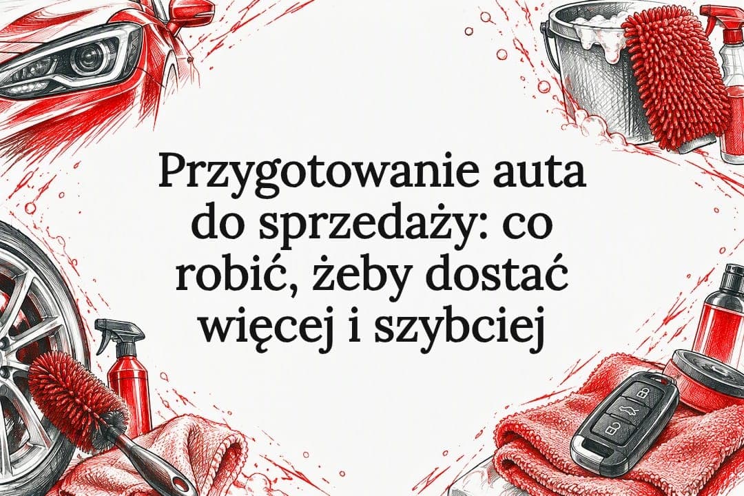 Przygotowanie auta do sprzedaży: co robić, żeby dostać więcej i szybciej