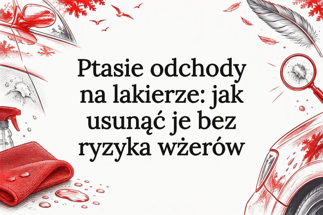 Ptasie odchody na lakierze: jak usunąć je bez ryzyka wżerów