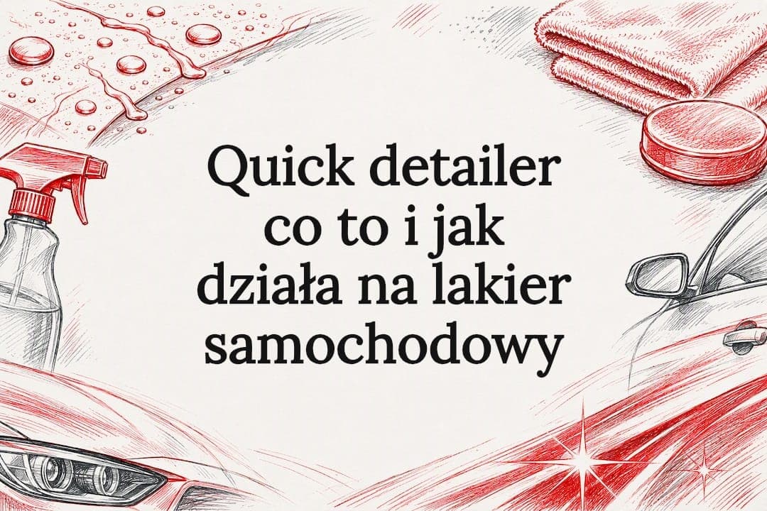 Quick detailer co to i jak działa na lakier samochodowy