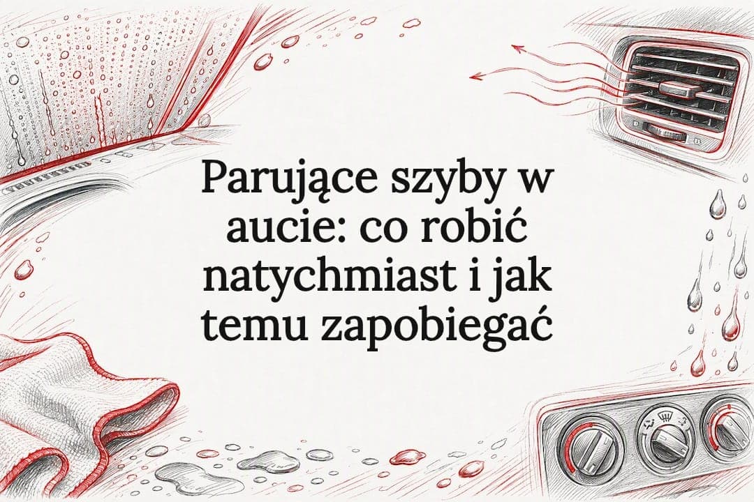 Parujące szyby w aucie: co robić natychmiast i jak temu zapobiegać