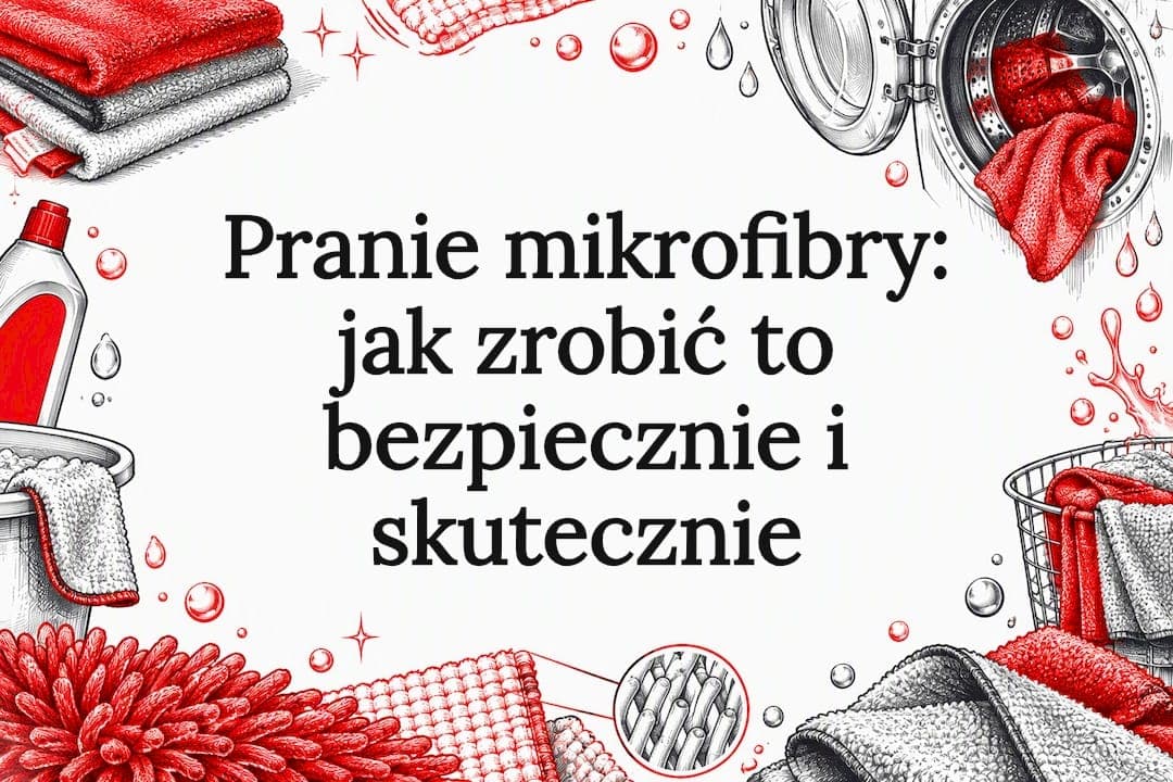 Pranie mikrofibry: jak zrobić to bezpiecznie i skutecznie