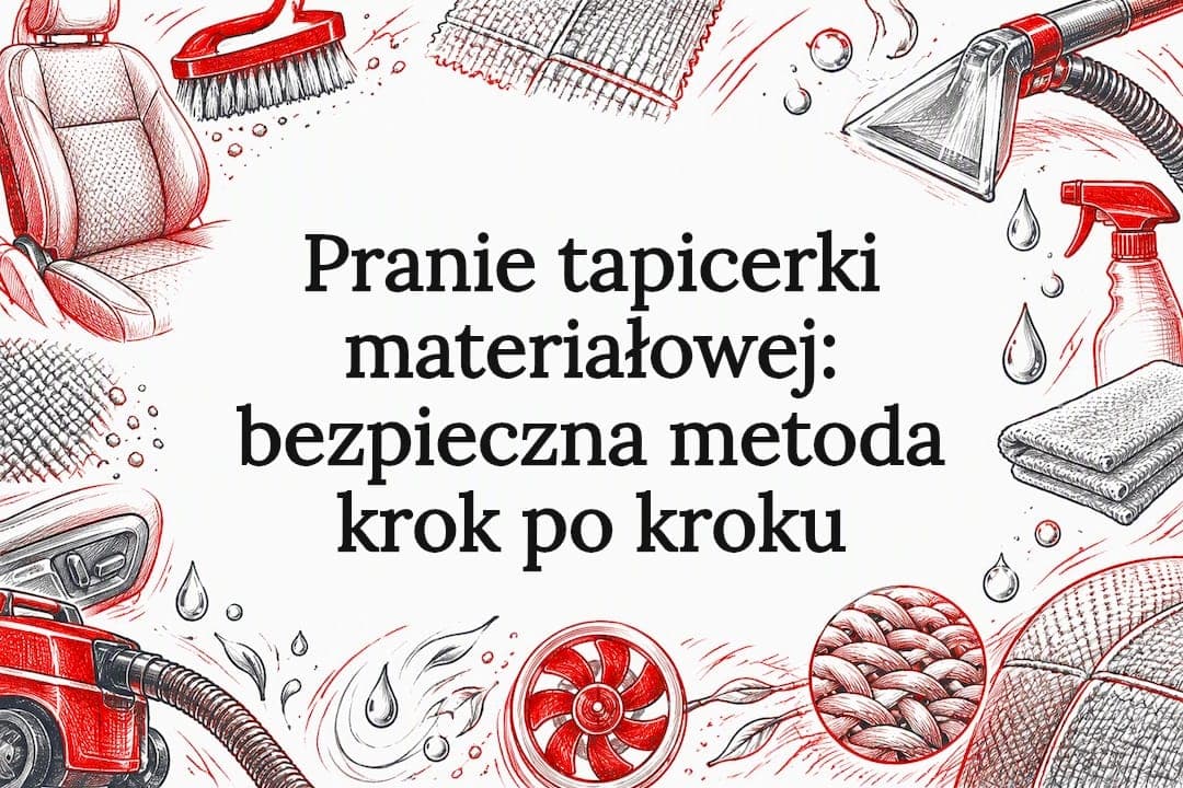 Pranie tapicerki materiałowej: bezpieczna metoda krok po kroku