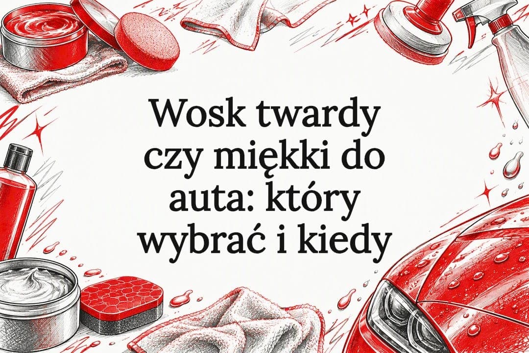 Wosk twardy czy miękki do auta: który wybrać i kiedy